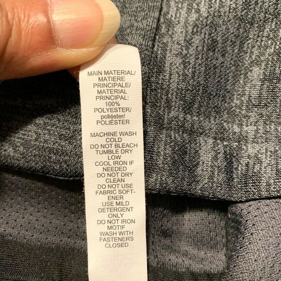 Adidas Hoodie Sweatshirt Spell Out 3 Stripe Fleece Lined Gray Black XS NWOT - Picture 5 of 12